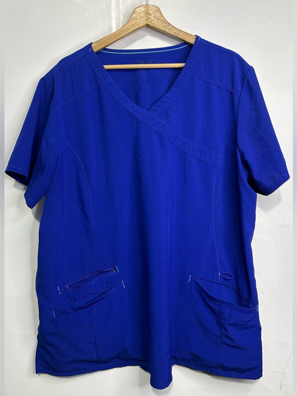 Scrubstar Royal Blue Scrub Top 2XL